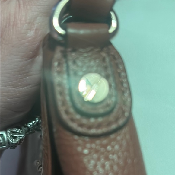 Michael Kors Small Brown Pebbled Leather Crossbody Bag - Picture 4 of 12